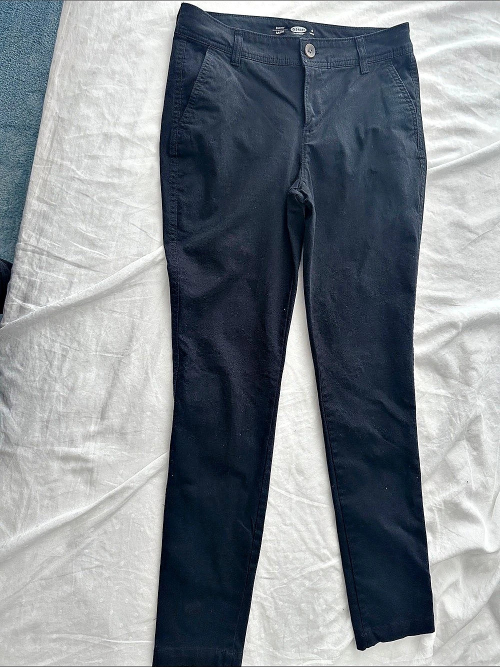 Old Navy Mid-Rise Skinny Pants in Black Size 6 Long